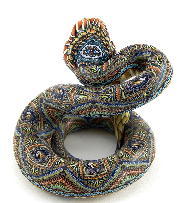 Jon Anderson Fimo Creations Rattlesnake