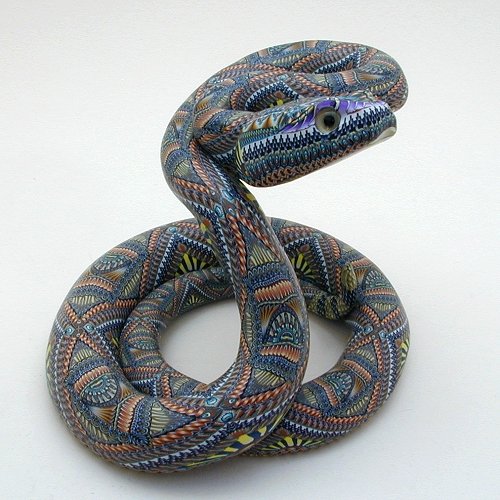 Jon Andderson Fimo Jumbo Rattlesnake