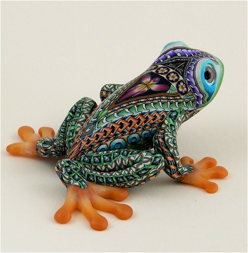 Tree Frog Papa Figurine, Jon Anderson