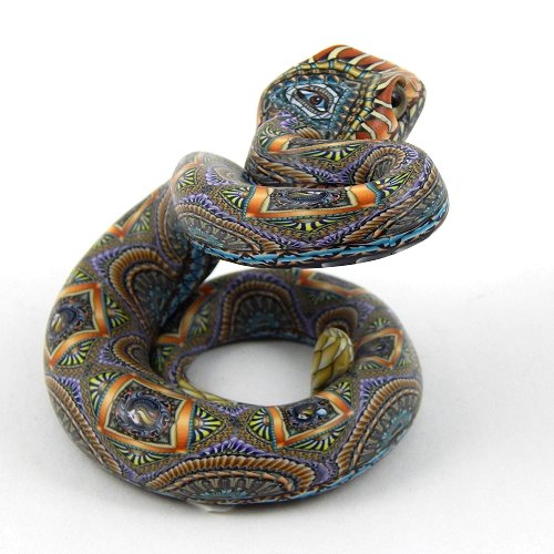 Jon Anderson Fimo Creations Rattlesnake