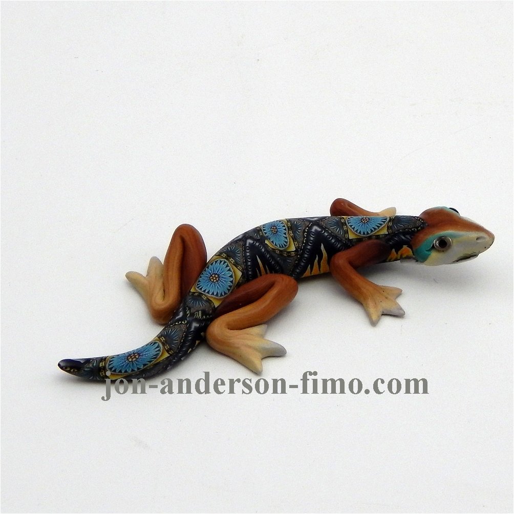 Jon Anderson Fimo Creations Lizard